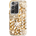 Samsung Galaxy S23 Ultra 3D Diamond Luxury Bling Bling TPU Case
