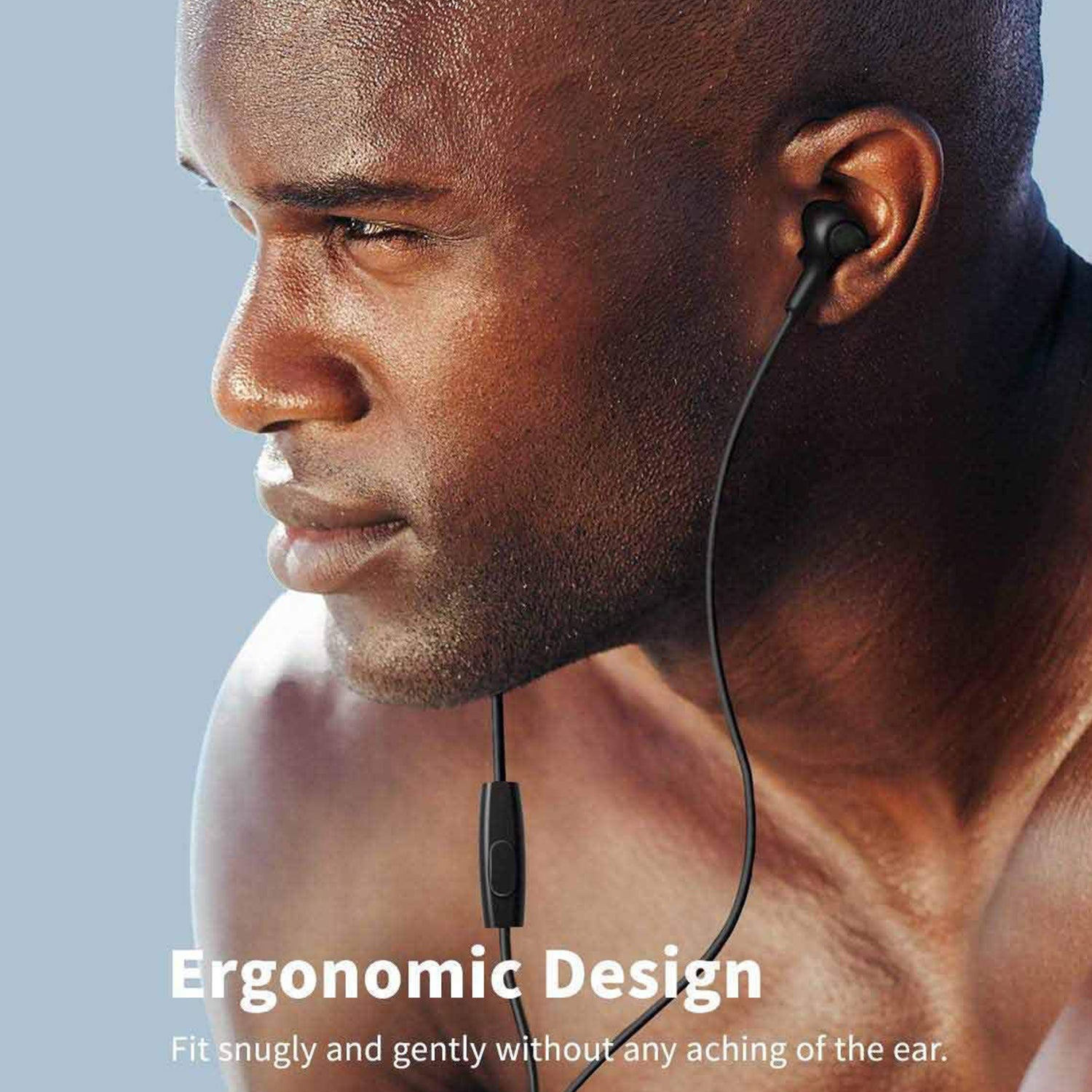 USB-C Wired Earbud Type Headphone With Microphone Compatible iPhone 15/15 Plus/15 Pro/15 Pro Max