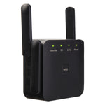 WiFi Extender 5G 1200Mbps Wi-Fi Signal Booster Amplifier for Home WiFi 2.4GHz Dual Band Wireless Repeater with Strong,4 Antennas 360° Coverage with Ethernet Port AP Mode