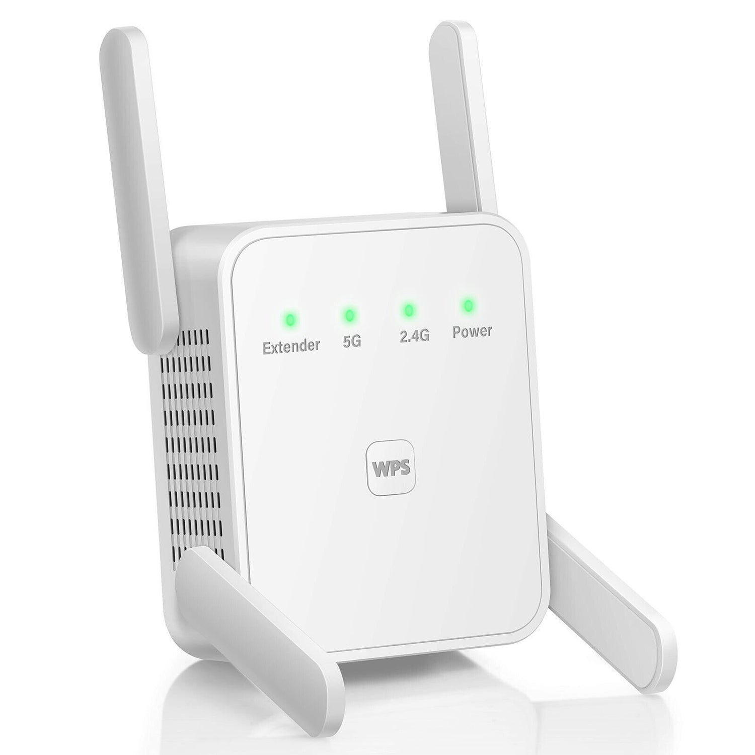 WiFi Extender 5G 1200Mbps Wi-Fi Signal Booster Amplifier for Home WiFi 2.4GHz Dual Band Wireless Repeater with Strong,4 Antennas 360° Coverage with Ethernet Port AP Mode