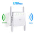 WiFi Extender 5G 1200Mbps Wi-Fi Signal Booster Amplifier for Home WiFi 2.4GHz Dual Band Wireless Repeater with Strong,4 Antennas 360° Coverage with Ethernet Port AP Mode