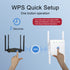WiFi Extender 5G 1200Mbps Wi-Fi Signal Booster Amplifier for Home WiFi 2.4GHz Dual Band Wireless Repeater with Strong,4 Antennas 360° Coverage with Ethernet Port AP Mode