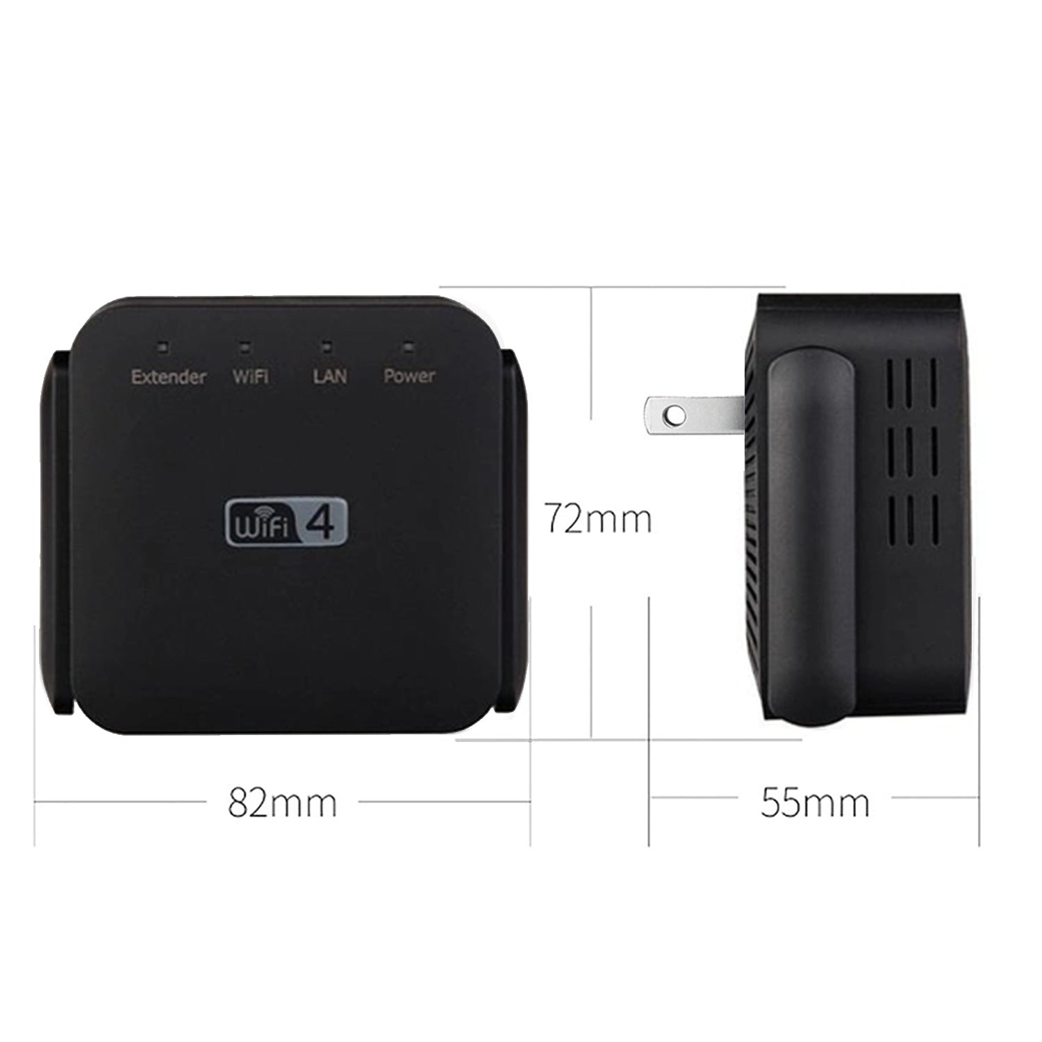 2.4Ghz Dual Band WiFi Extender 300M Internet Range Router Signal Booster