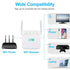 2.4Ghz Dual Band WiFi Extender 300M Internet Range Router Signal Booster