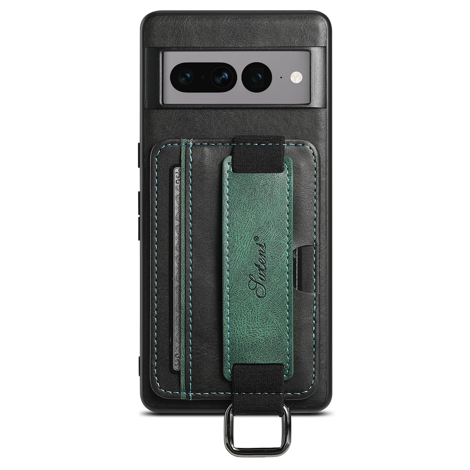 Google Pixel 8 Insert Card Insertion Wrist Strap Case