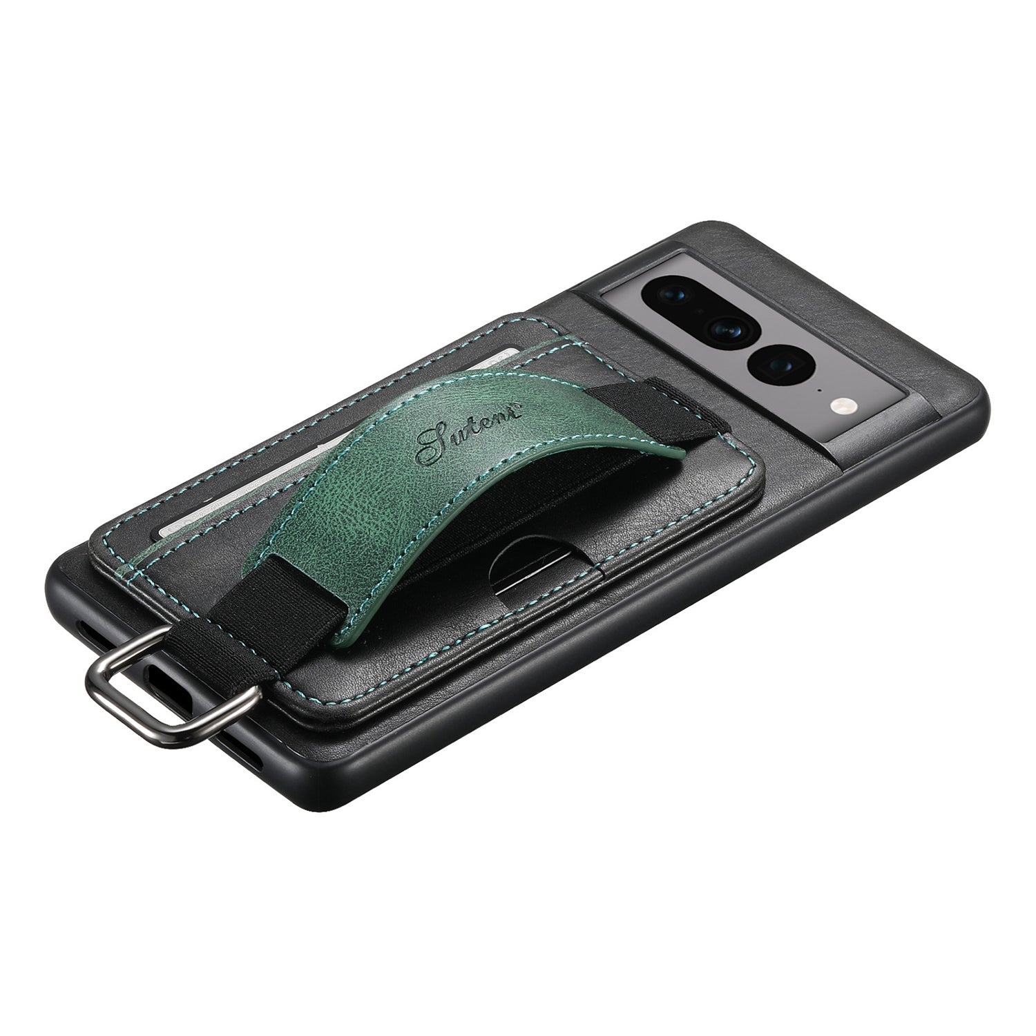 Google Pixel 8 Insert Card Insertion Wrist Strap Case