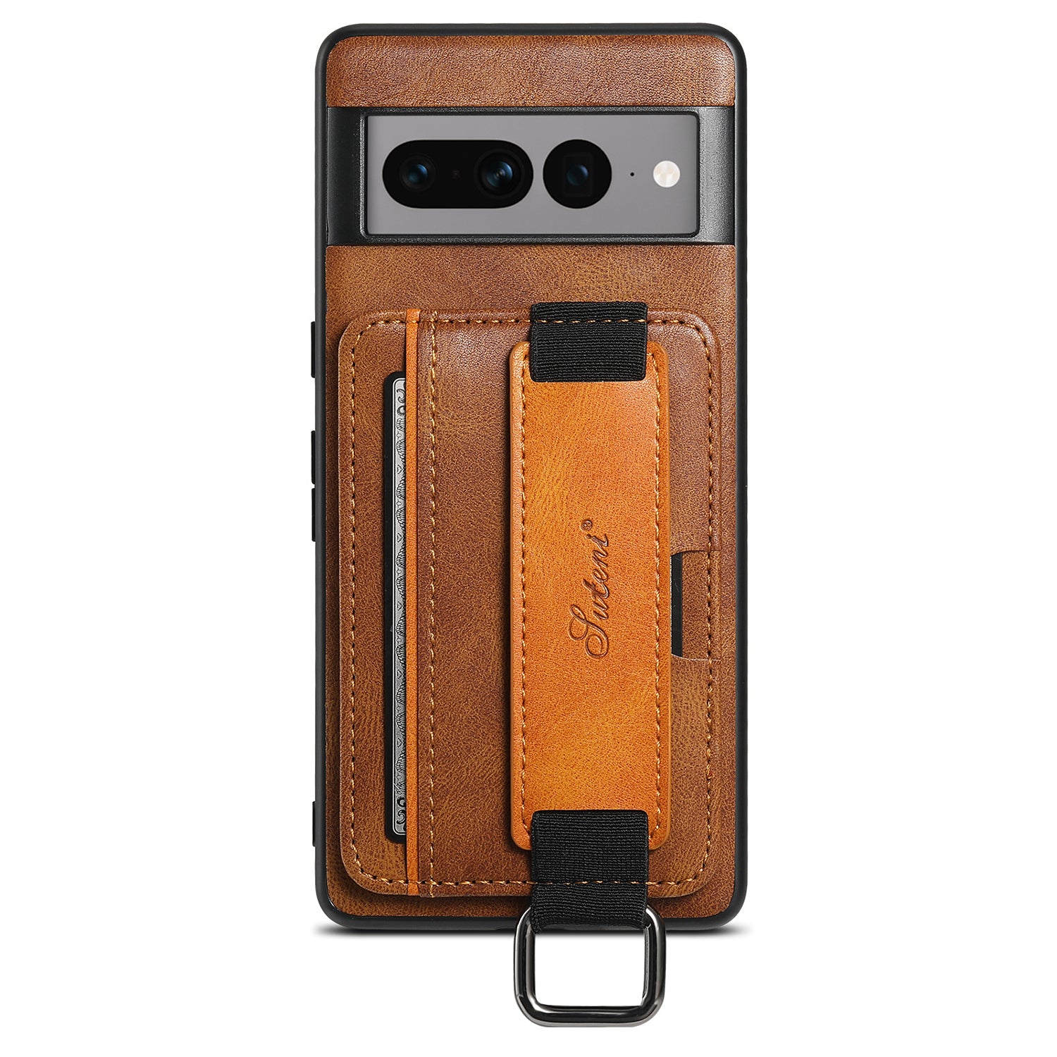 Google Pixel 8 Insert Card Insertion Wrist Strap Case