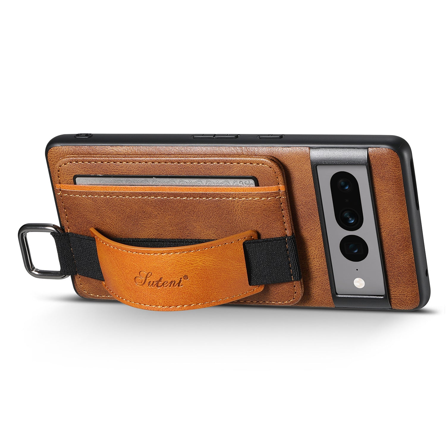 Google Pixel 8 Insert Card Insertion Wrist Strap Case