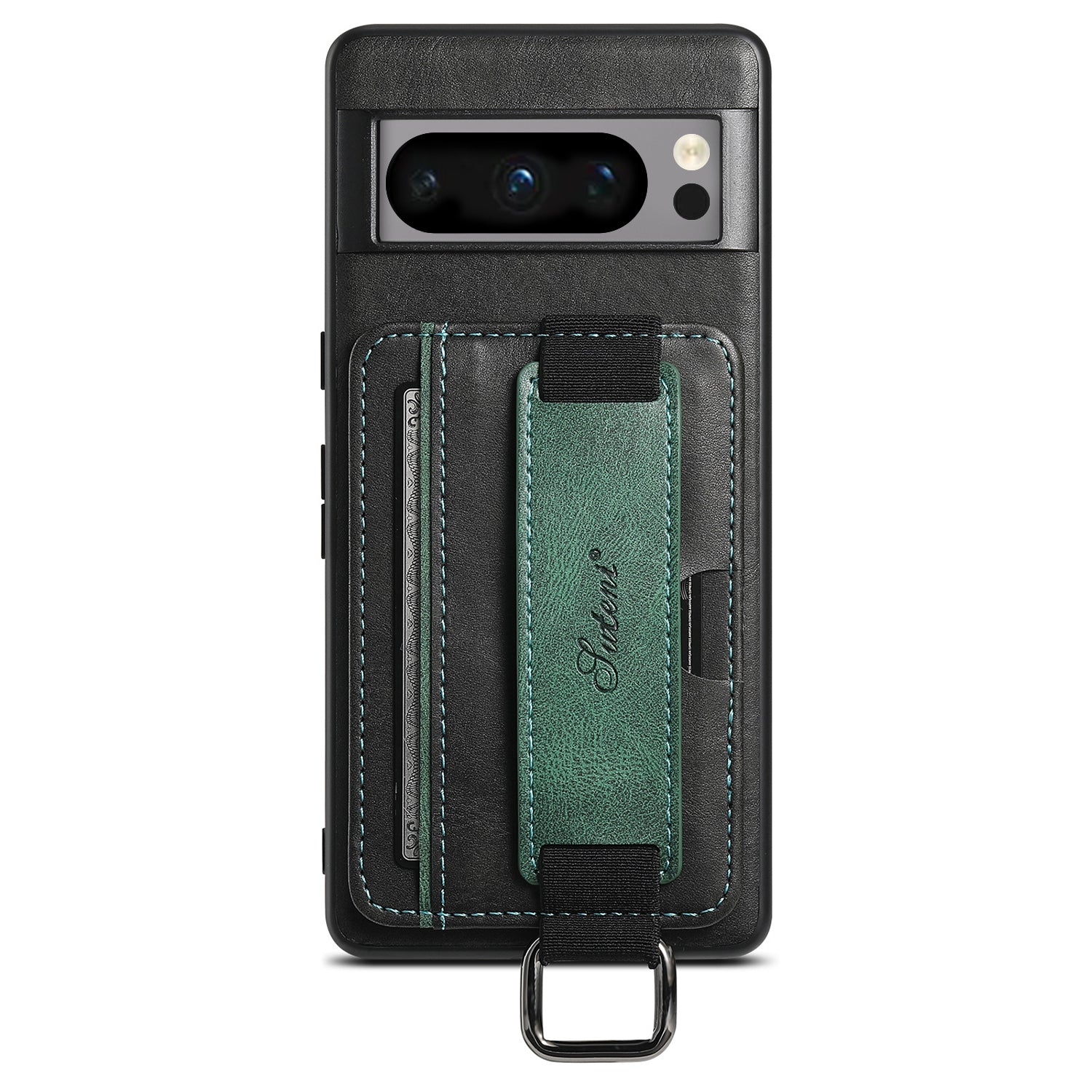 Google Pixel 8 Pro Insert Card Insertion Wrist Strap Case