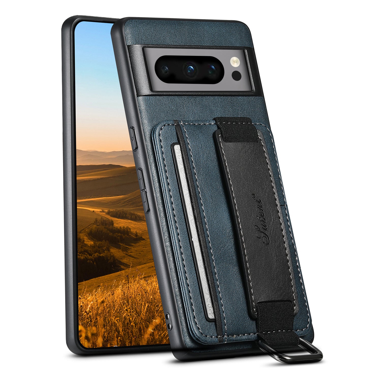 Google Pixel 8 Pro Insert Card Insertion Wrist Strap Case