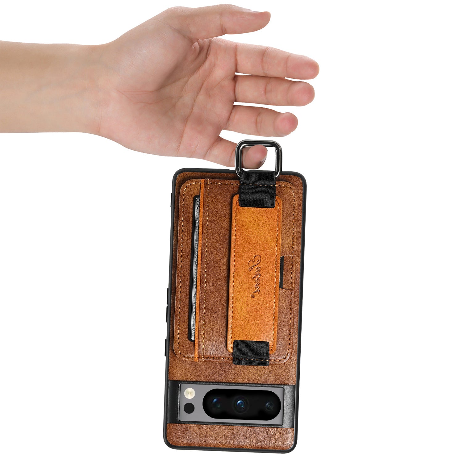 Google Pixel 8 Pro Insert Card Insertion Wrist Strap Case