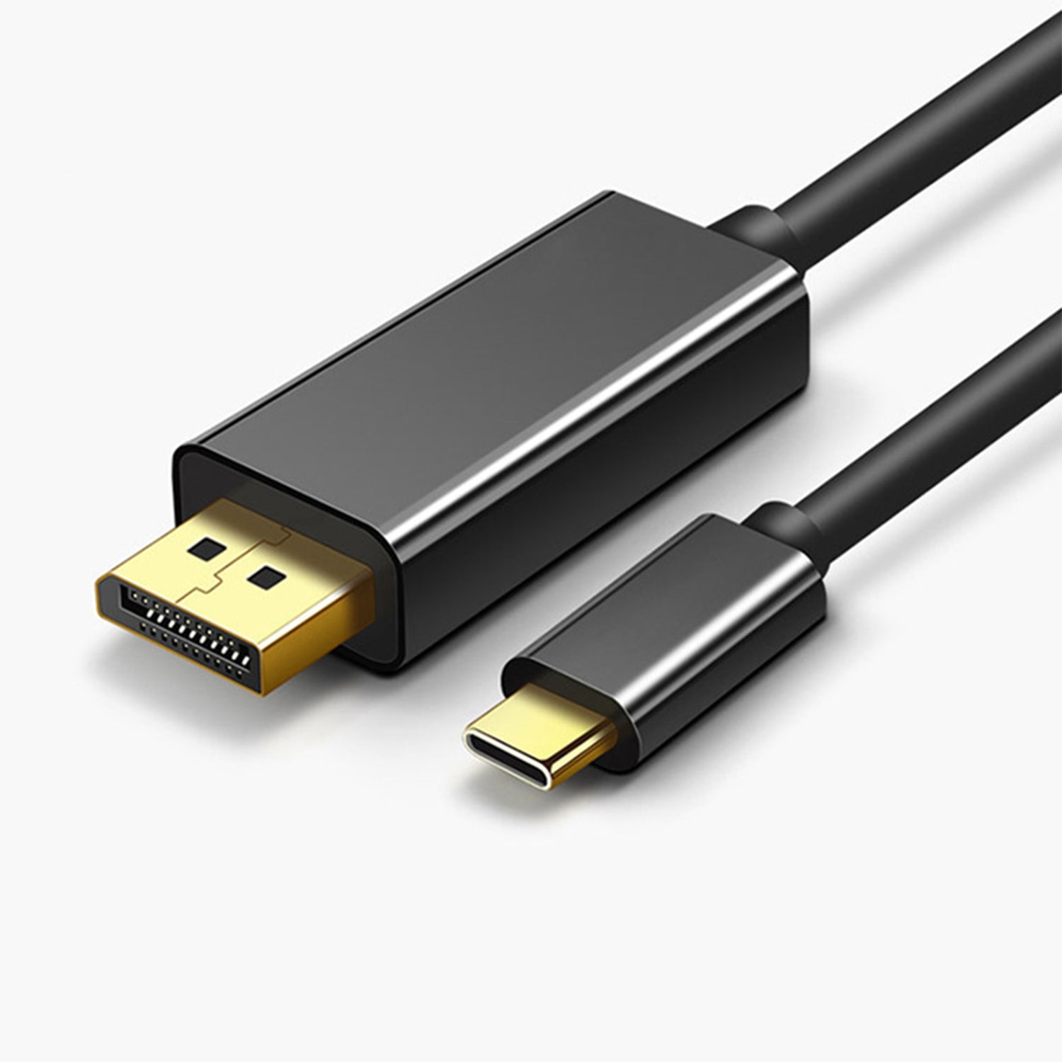 USB C to HDMI Cable 5ft, [USB 3.0 Type C to HDMI 4K] USB Type C to HDMI Cable for Home Office-Black