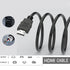 3FT HDMI to Hdmi High-Definition Television to PC Data Cable-Black