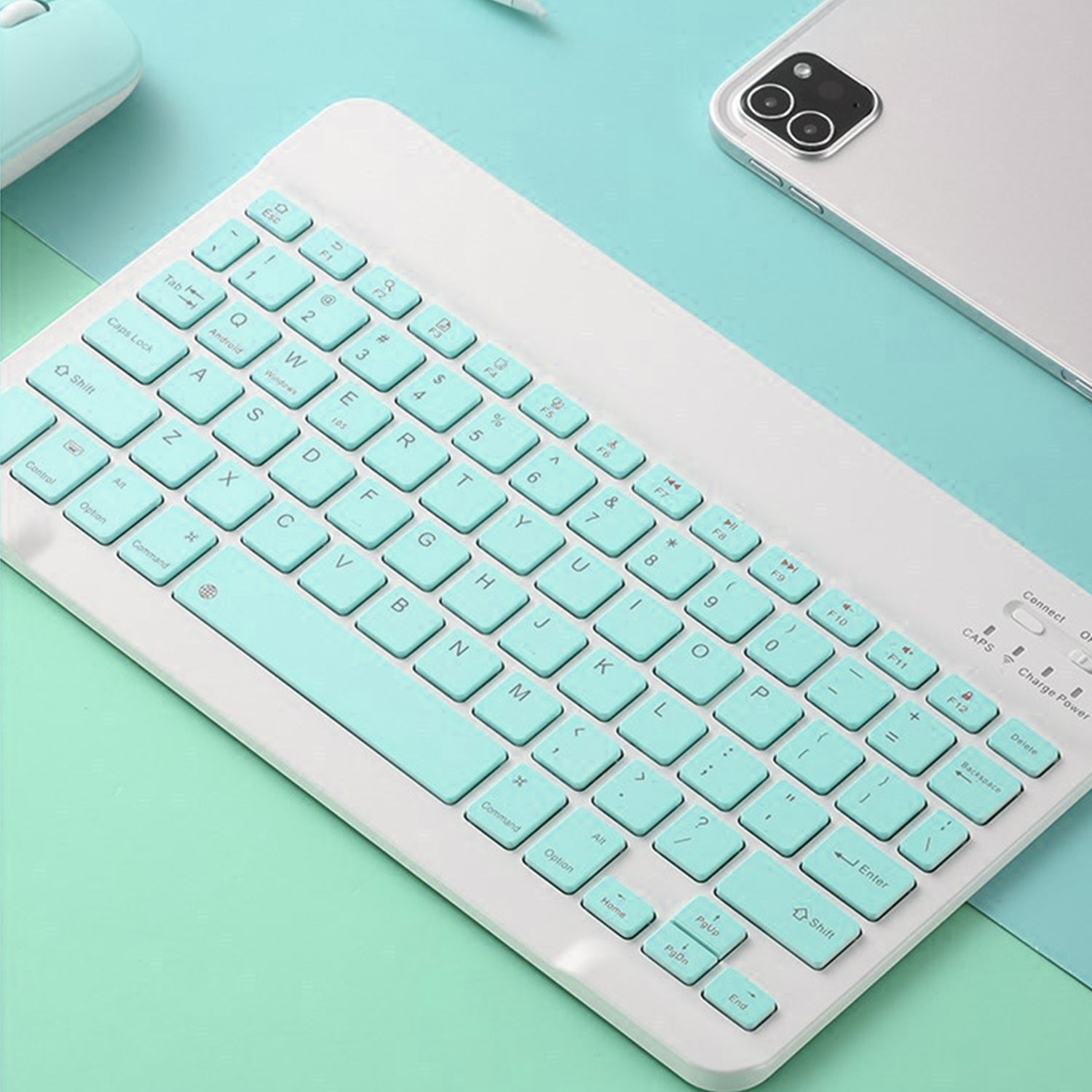 Bluetooth mouse and keyboard set,iPad is suitable for tablet computer wonderful control keyboard