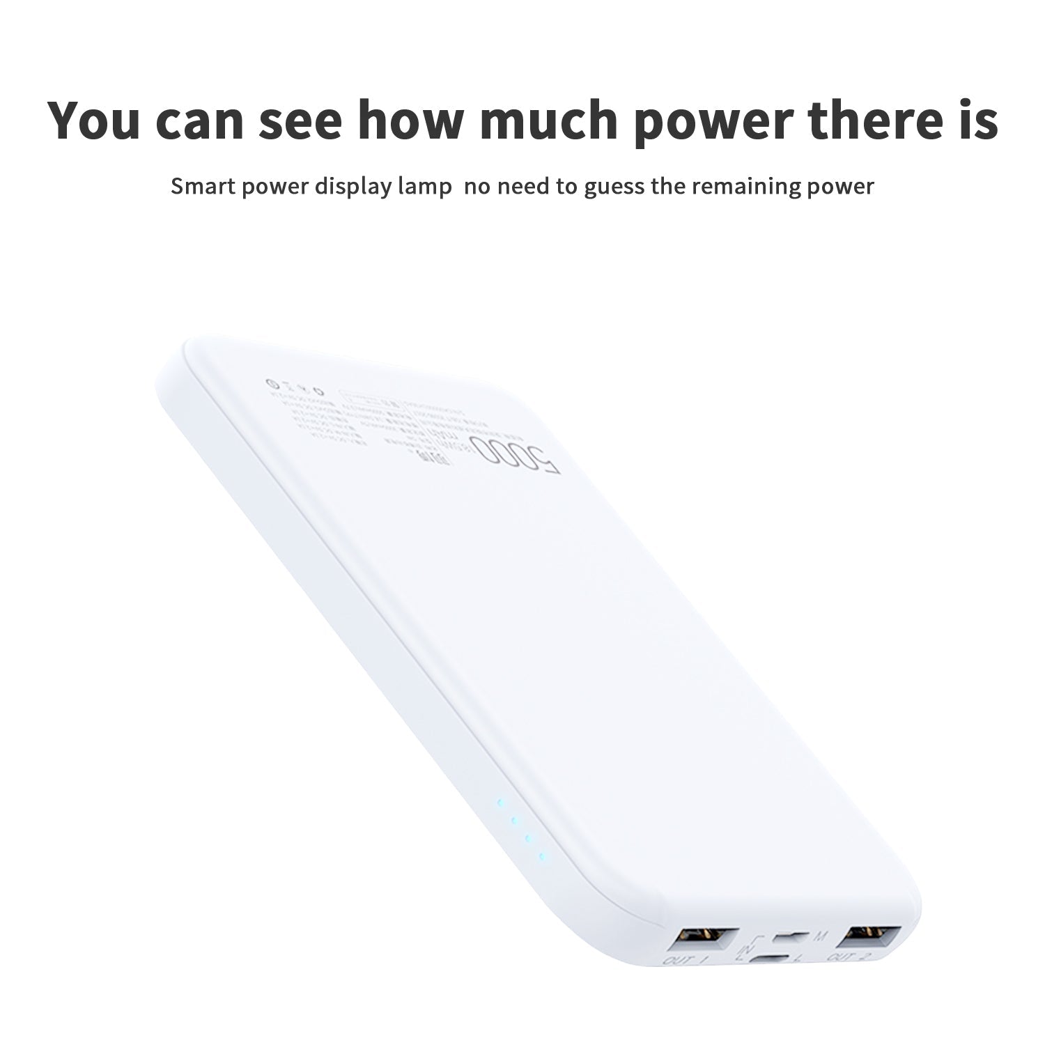 5000MAH  Mini version fast charging power bank