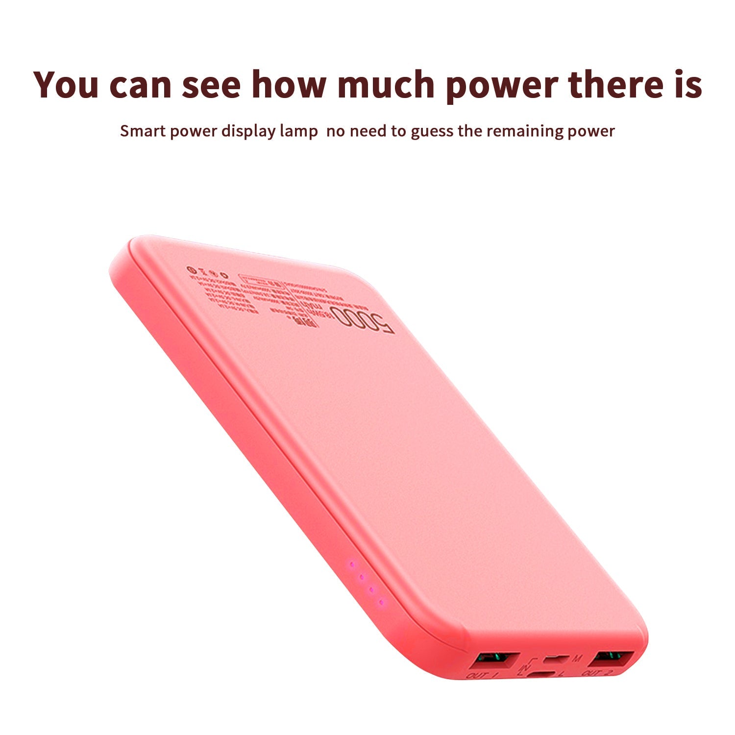 5000MAH  Mini version fast charging power bank