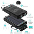 10000 mAh Portable Solar Panel Power Bank