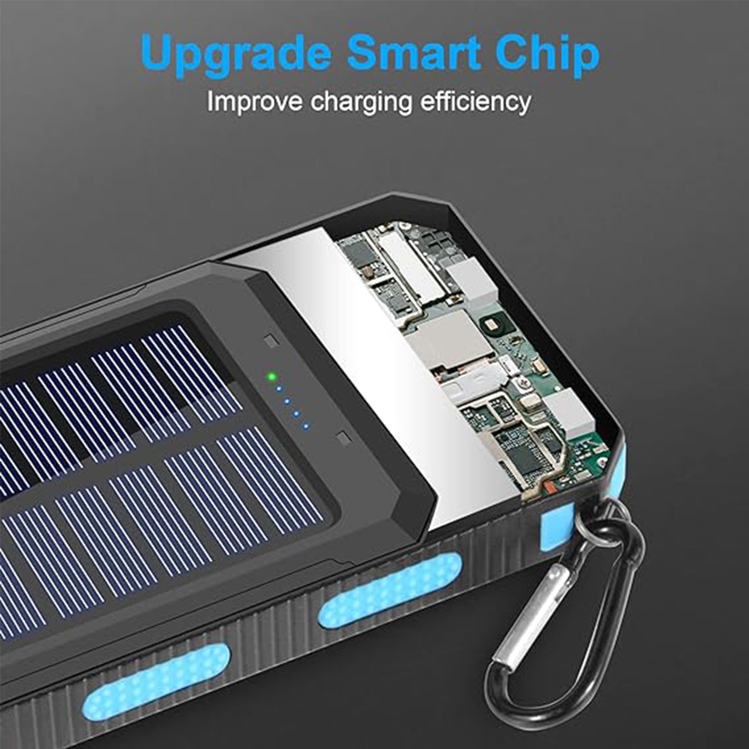 10000 mAh Portable Solar Panel Power Bank