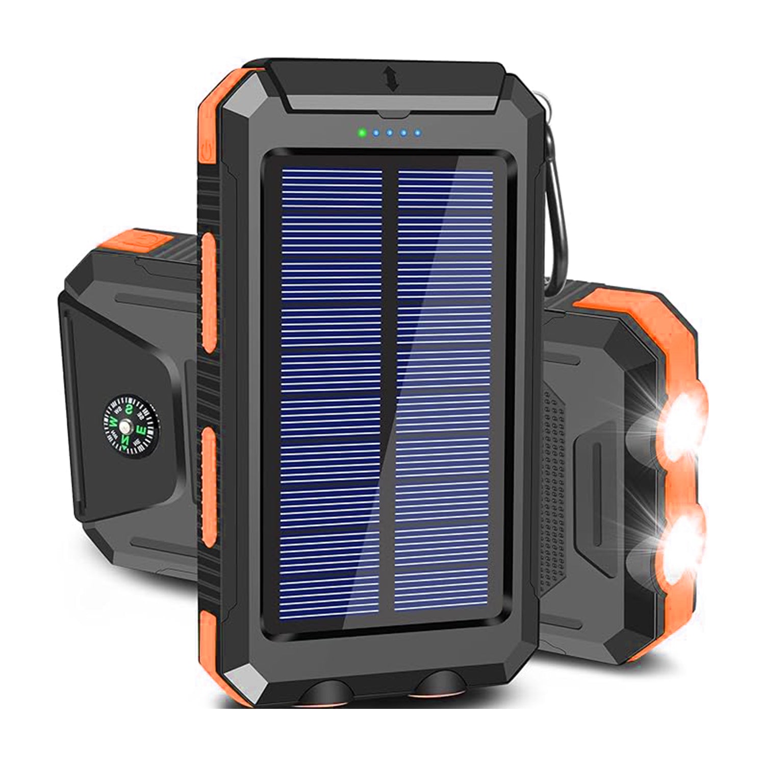10000 mAh Portable Solar Panel Power Bank