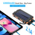 10000 mAh Portable Solar Panel Power Bank