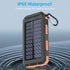 10000 mAh Portable Solar Panel Power Bank