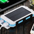 10000 mAh Portable Solar Panel Power Bank