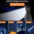 PD&2USB Ports Waterproof 16000mAh Solar Charger Powr Bank with LED Light