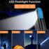 PD&2USB Ports Waterproof 16000mAh Solar Charger Powr Bank with LED Light