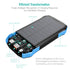 Wireless Charging PD&2USB Ports Waterproof 16000mAh Solar Charger Powr Bank with LED Light