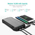Wireless Charging PD&2USB Ports Waterproof 16000mAh Solar Charger Powr Bank with LED Light