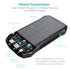 Wireless Charging PD&2USB Ports Waterproof 16000mAh Solar Charger Powr Bank with LED Light