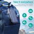 Wireless Charging PD&2USB Ports Waterproof 16000mAh Solar Charger Powr Bank with LED Light