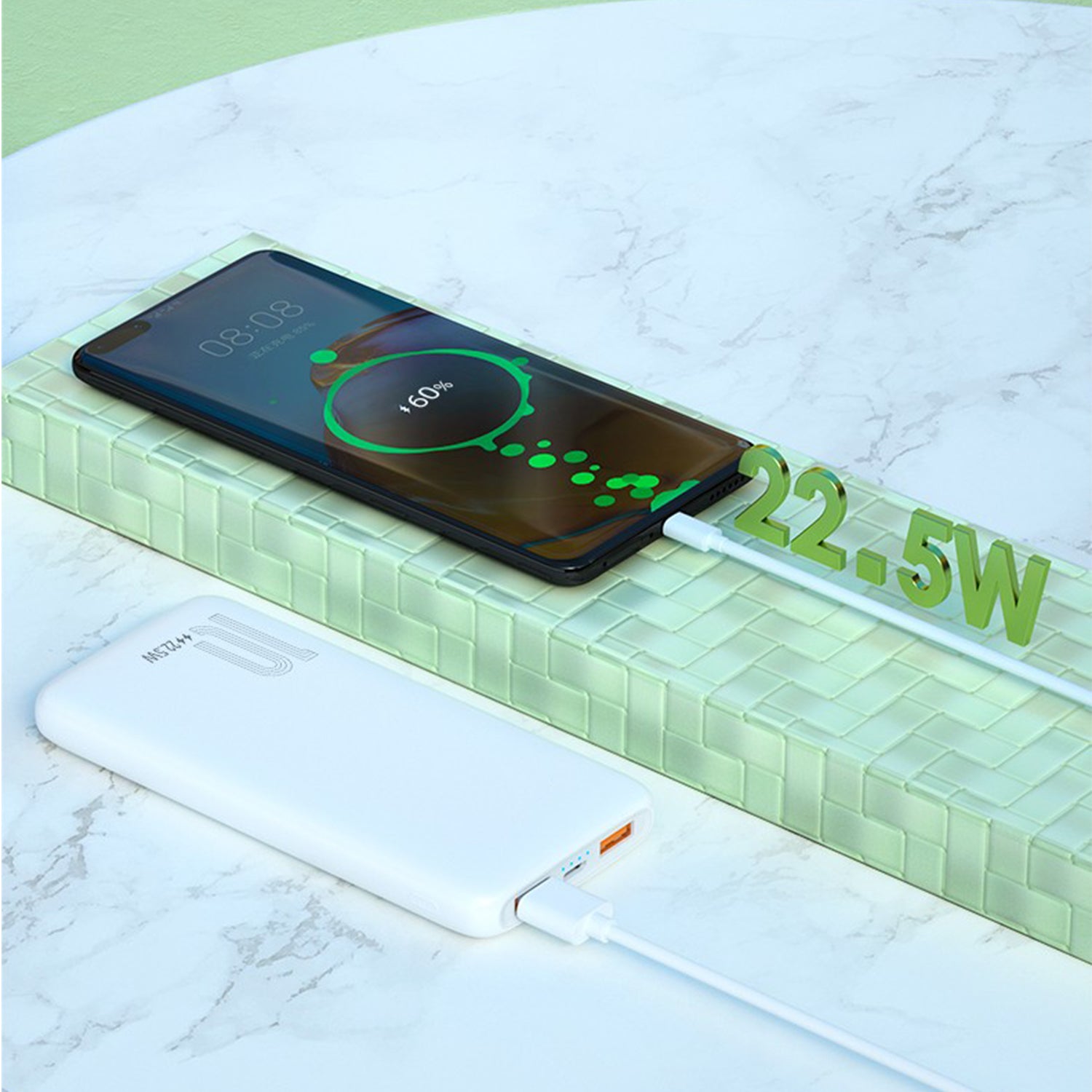 PD Power Bank 10000mAh QC3.0 Quick Charge For iPhone/Samsung/Huawei Powerbank