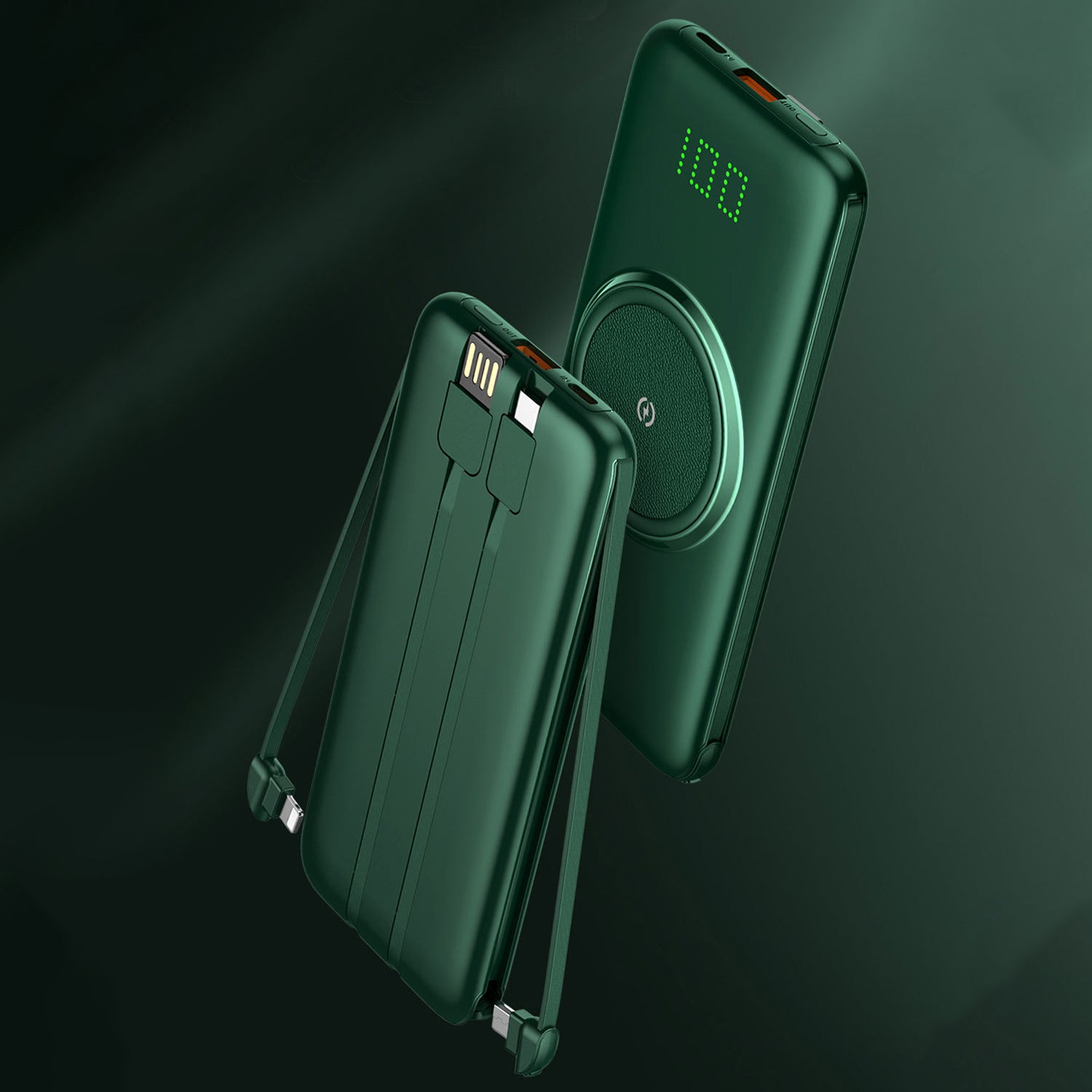Wireless PD Power Bank 10000mAh Charge For iPhone/Android