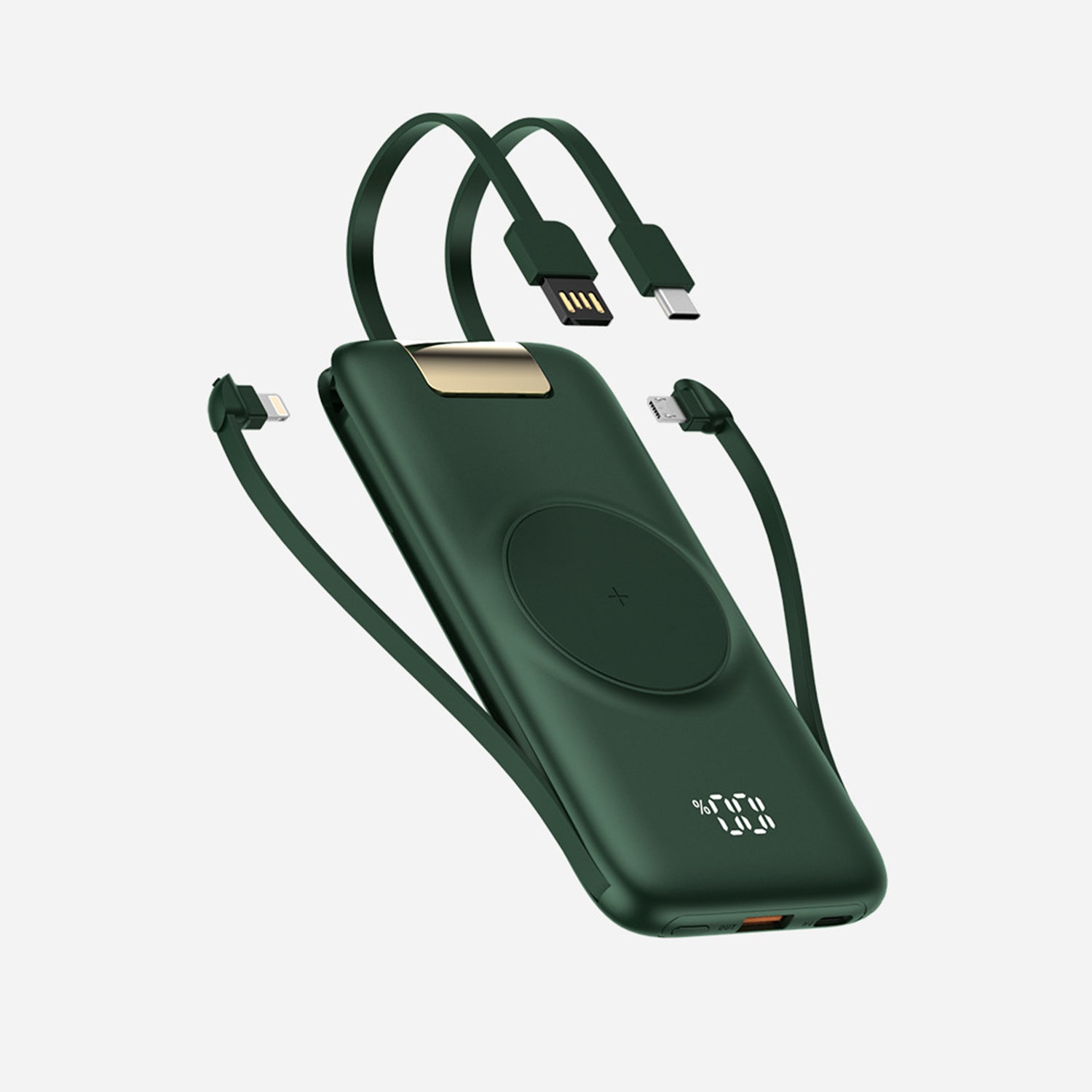 Wireless PD Power Bank 10000mAh Charge For iPhone/Android
