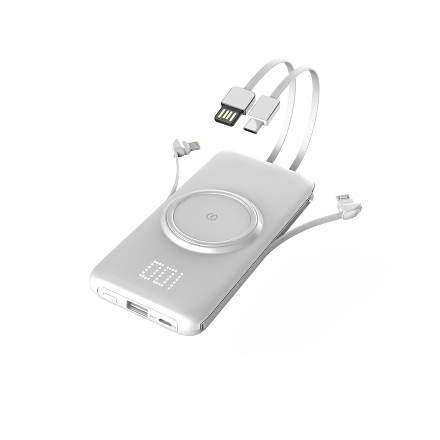 Wireless PD Power Bank 10000mAh Charge For iPhone/Android