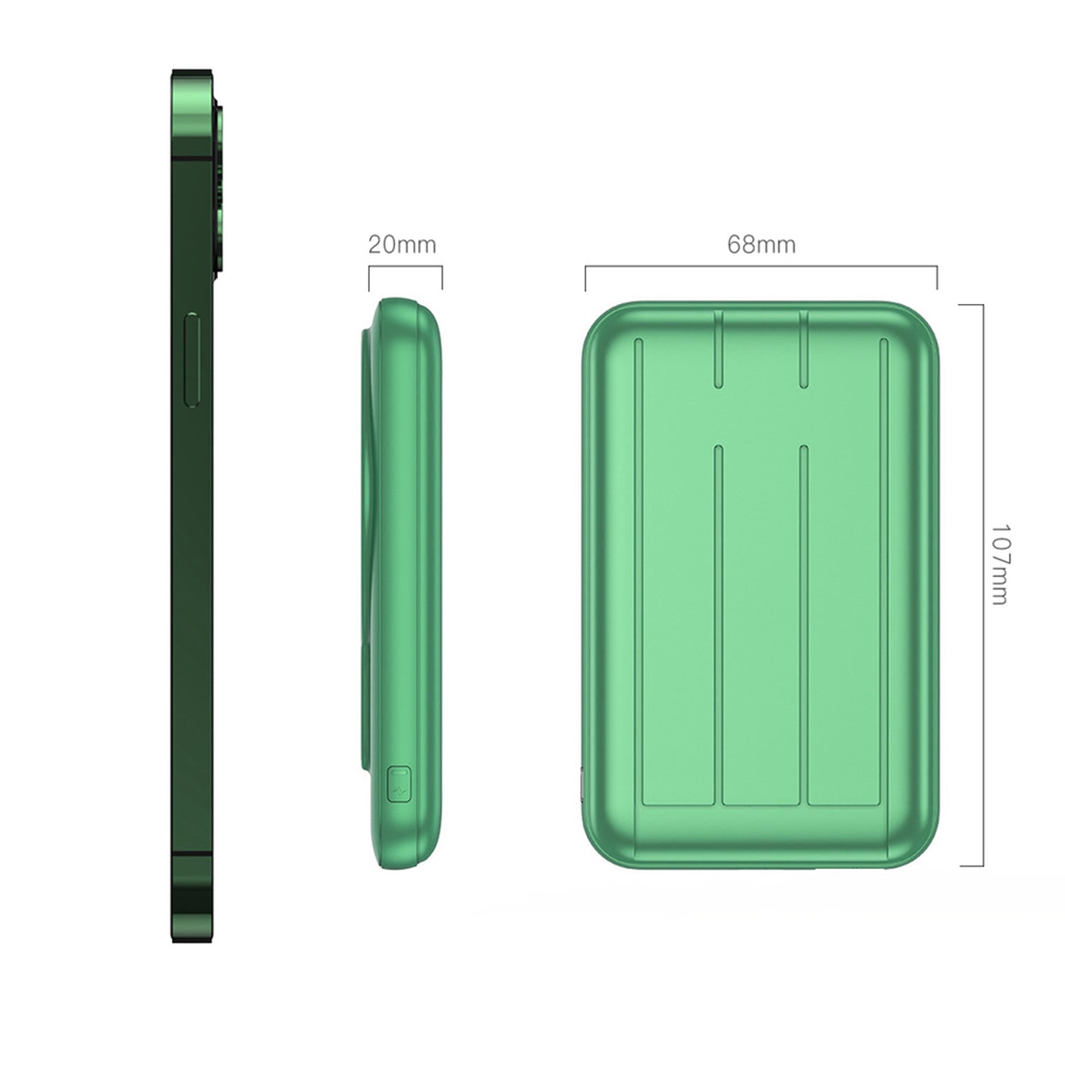 Magnetic Wireless PD Power Bank 10000mAh QC3.0 Quick Charge For iPhone/Samsung/Huawei