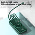20000mAh Mobile wireless Power Bank with built-in charging cables(PD/ Type C /Lightning/Micro)