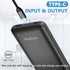 10000MAH Super fast charging power bank with its own cables
