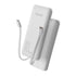 10000MAH Super fast charging power bank with its own cables