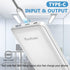 10000MAH Super fast charging power bank with its own cables