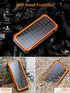 Solar fast charging with LED light panel  power bank support wireless