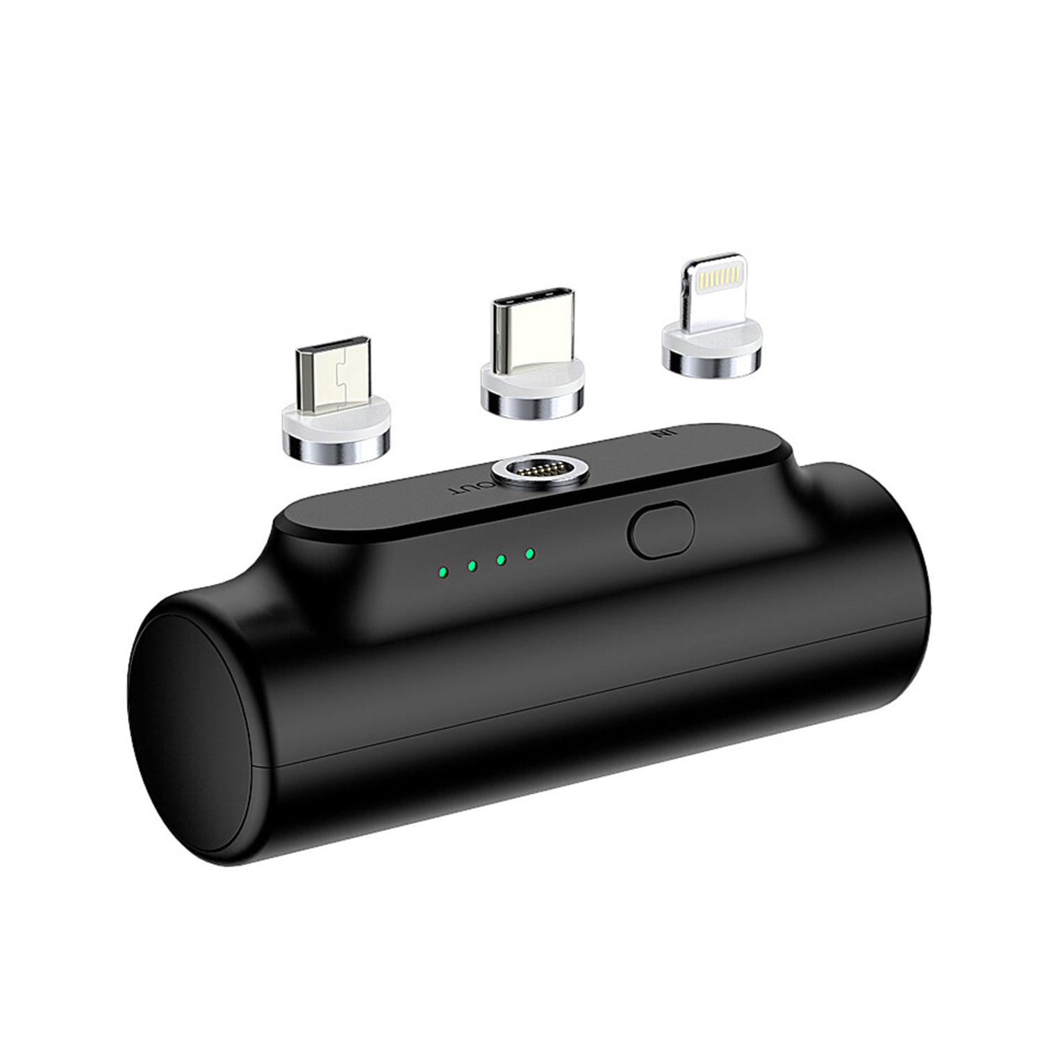 3000 mAh Magnetic fast small charging Power bank with 3 magnetic suction