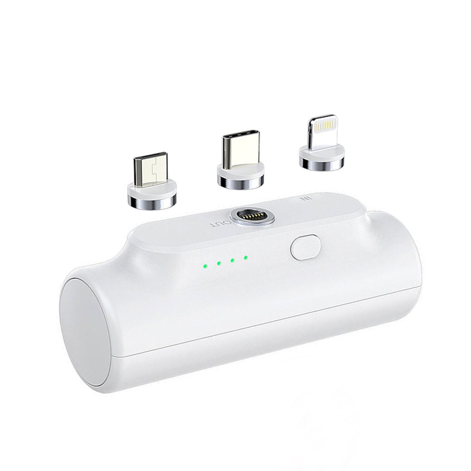 3000 mAh Magnetic fast small charging Power bank with 3 magnetic suction
