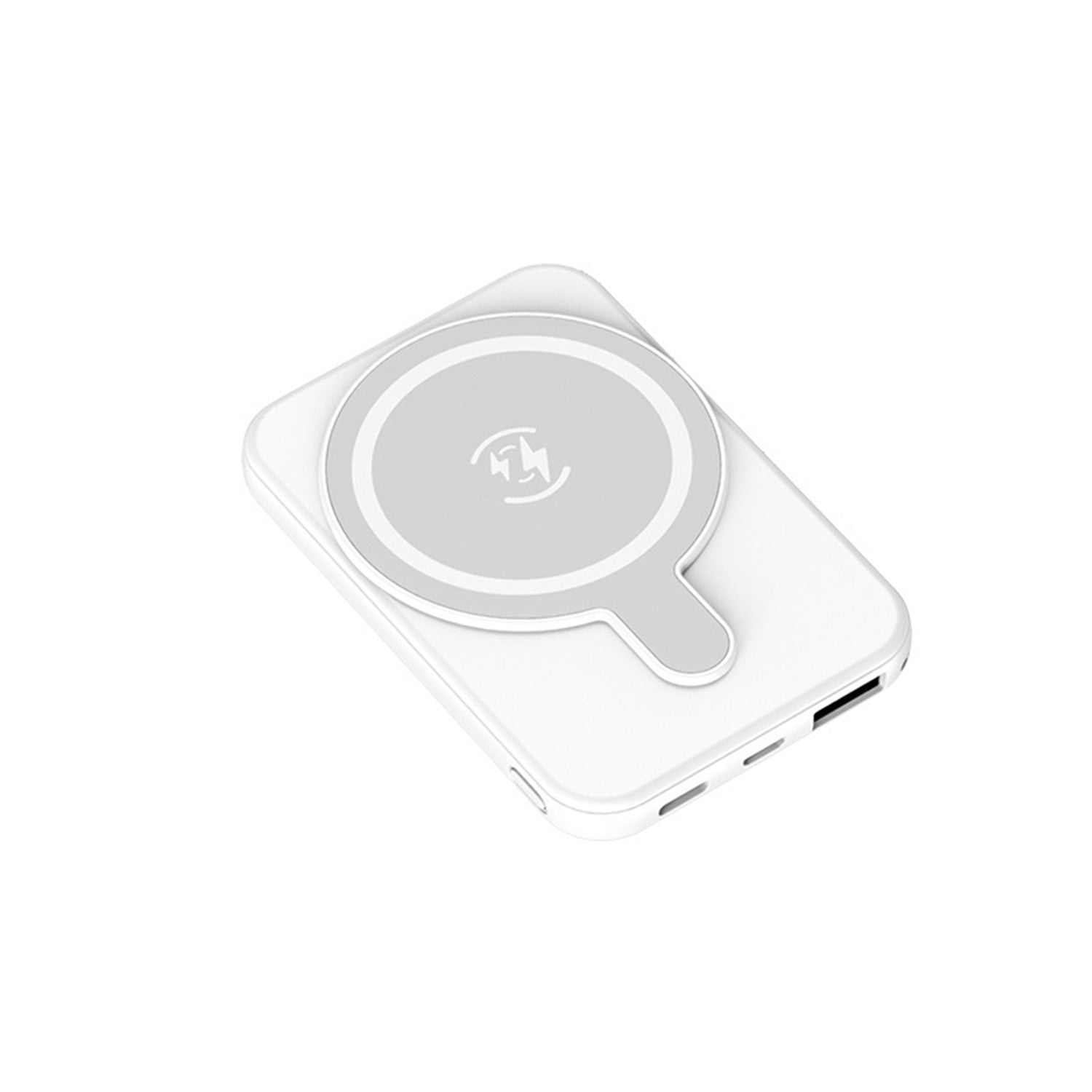 5000mAh  portable magnetic Magnetic absorption wireless charging bank