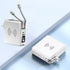 6700mAh self contained cable plug magnetic suction wireless charging bank