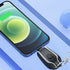 1500mAh mini emergency Type-C Power Banks, Portable Type-C Keychain Backup Battery