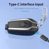 1500mAh mini emergency Type-C Power Banks, Portable Type-C Keychain Backup Battery