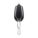 1500mAh mini emergency Lighntning keychain power bank