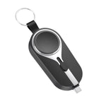 3000mAH Portable emergency Power Bank for Apple Watch Charger Key Chain Mobile Phone External Battery for iPhone15/iPhone15 Pro/iPhone15 Plus/iPhone15 Pro Max.